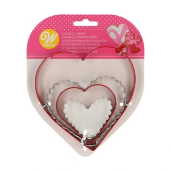 Cookie Cutter Set - Hearts /4pc.